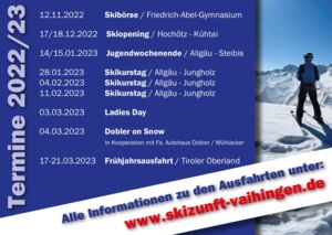 Ski-Ausfahrt